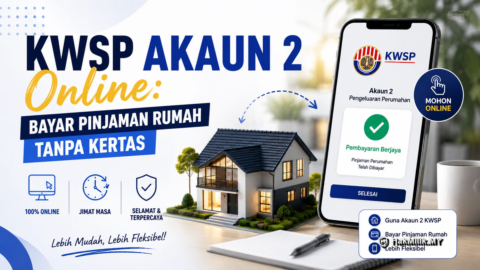 KWSP Akaun 2 Online: Bayar Pinjaman Rumah Tanpa Kertas
